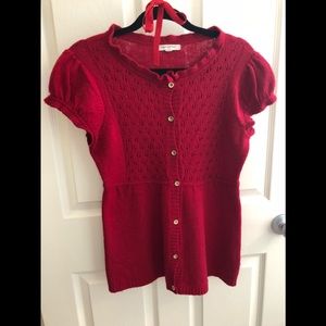 ❤️BANANA REPUBLIC Cashmere Top with Gold Buttons❤️